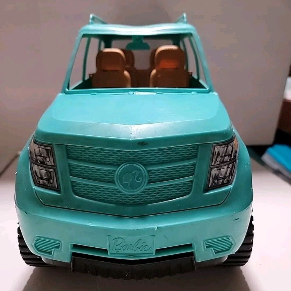 2016 Mattel Barbie Doll Blue SUV Toy Vehicle
